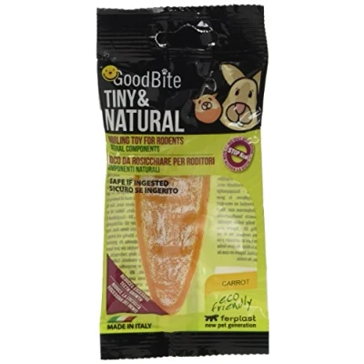 Afbeelding van Ferplast Tiny &amp; Natural Wortel Speelgoed 11.5x4x2 cm