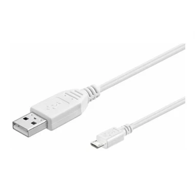 Afbeelding van Microconnect USB A/Micro B, 1 m kabel 2.0 Micro B Wit