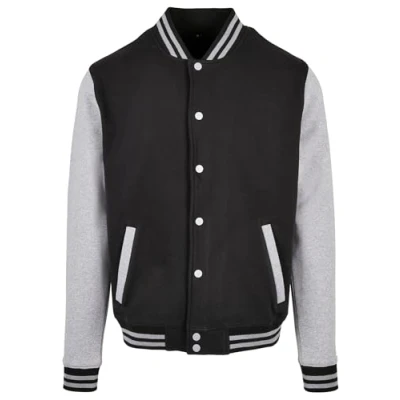 Afbeelding van Baseball Jacket (Zwart / Grijs) XL