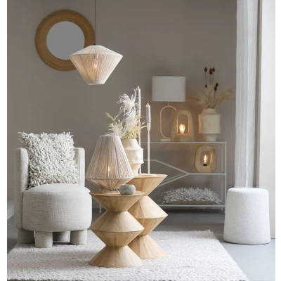 Afbeelding van Light&amp;living Lampvoet 20x10x45 cm JAMIRI crème