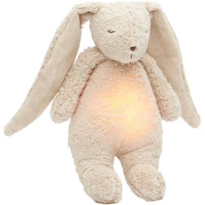 Afbeelding van Moonie 2.0 next gen knuffelkonijn met nachtlamp en geluid sand natur 28 cm