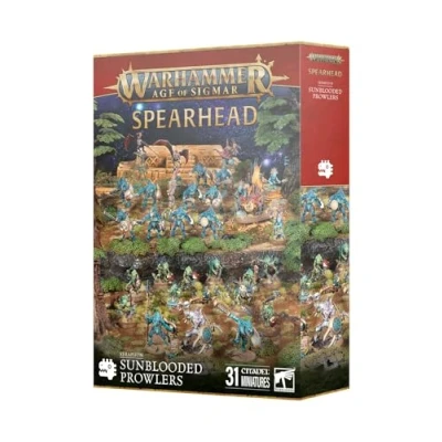 Afbeelding van Warhammer Age of Sigmar Spearhead: Seraphon Sunblooded Prowlers