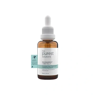 Afbeelding van The Purest Solutions Intensief poriënverstevigend en herstelserum (niacinamide 5% + zink Pca 1%) natuurlijk, veilig effectief veganistisch dierproefvrij milieuvriendelijk (30 ml)