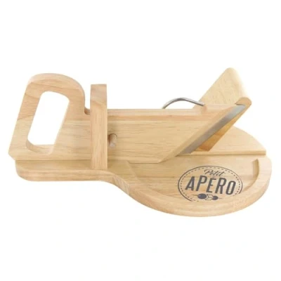Afbeelding van COOK CONCEPT PICK AND DRINK KD3213 vleessnijder, rond, gom/roestvrij staal, bruin, 30,50 x 19,30 12,40 cm