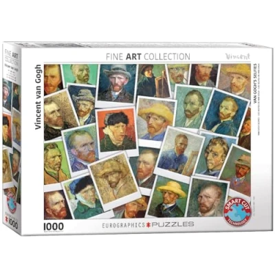 Afbeelding van Eurografiek Van Gogh Selfies (1000)