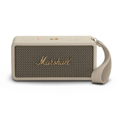 Afbeelding van Marshall Middleton Speaker Cream Color Portable Sound Booster