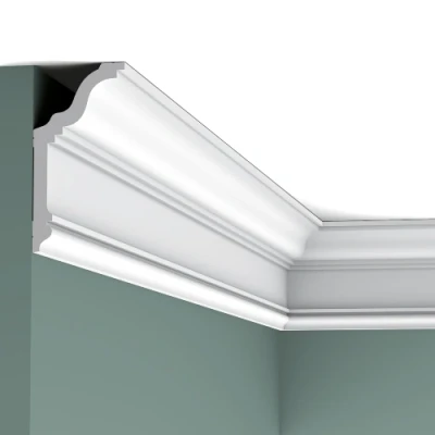 Afbeelding van Kroonlijst Orac Decor CX192 LUXXUS Sierlijst Lijstwerk tijdeloos klassieke stijl wit 2 m