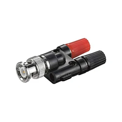 Afbeelding van Goobay BNC connector &gt; 2x 4 mm banaanstekker met vergulde contacten
