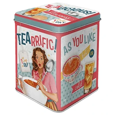 Afbeelding van Nostalgic Art 3D Theedoosje Tealicious