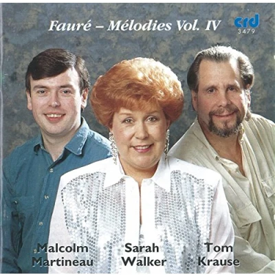 Afbeelding van Faure: Melodies Vol 4 / Sarah Walker, Tom Krause, Malcolm Martineau