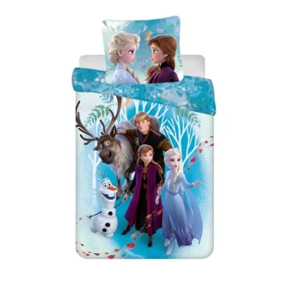 Afbeelding van Disney Frozen Dekbedovertrek “Family 160 x 200 cm + 70 80 100% katoen