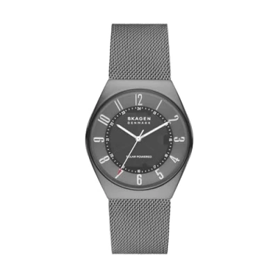 Afbeelding van Skagen heren Grenen Solar Powered horloge SKW6836 in de kleur Rood