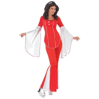 Afbeelding van Dressing Up &amp; Costumes 70s Disco Fever Super Trooper Costume