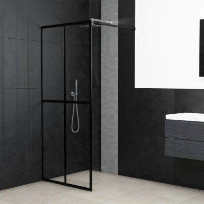 Afbeelding van Inloopdouchewand 90x195 cm transparant gehard glas