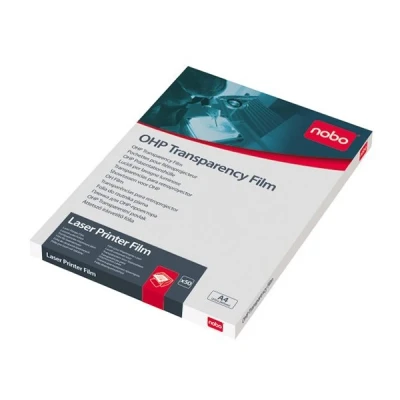 Image de nobo Transparent A4 pour imprimante laser couleur, PP, 50F