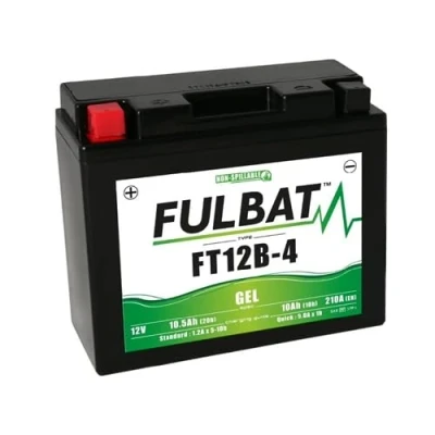 Afbeelding van Fulbat Accu YT12B 4 Gel SLA 12V 10Ah (Onderhoudsvrij)