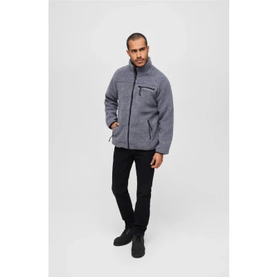 Afbeelding van Brandit Teddy Fleecejas, Heren, Maat: Large, Anthracite