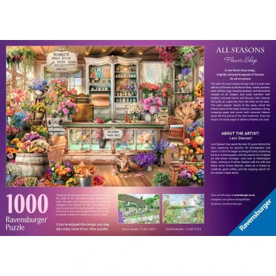 Afbeelding van Ravensburger Legpuzzel All Seasons Flowershop 1000 Stukjes