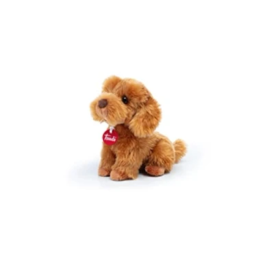Afbeelding van Trudi Classic knuffel Hond Poodle 20 cm Hoge kwaliteit pluche Knuffeldier voor jongens en meisjes 15x20x18 maat S