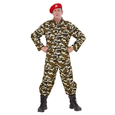 Afbeelding van Leger &amp; Oorlog kostuum Rambo Soldaat Volwassen Man Medium Carnaval Verkleedkleding