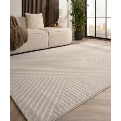 Afbeelding van Scadinavisch Vloerkleed Serene Runa Zilver 280x370 Cm