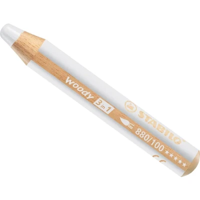 Afbeelding van Stabilo Woody Potlood 3 in 1 Wit