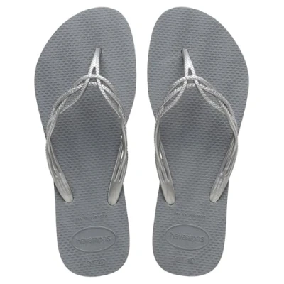 Afbeelding van Havaianas Flash Sweet, teenslippers voor dames, Staal grijs