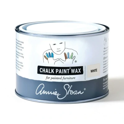 Afbeelding van Annie Sloan White Wax Witte was voor afwerking meubels 120ml