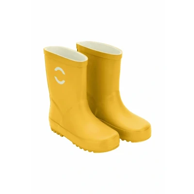 Afbeelding van mikk line Solid Regenlaarzen voor kinderen, Maat: 28, Sunflower Natuurrubber