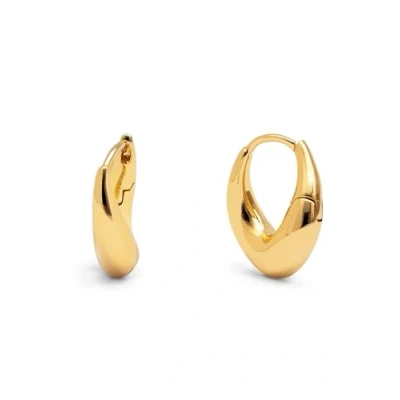 Afbeelding van Singularu Twist Oorbellen goldcoloured, Dames, Maat: One Size, Gold coloured