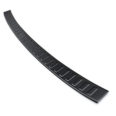 Afbeelding van teileplus24 AL130 Aluminium kofferbakrandbescherming voor Mercedes GLC X253 2015 2022, kleur: zwart