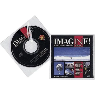 Afbeelding van Durable 520219 CD hoes 1 CD/DVD/Blu Ray Transparant Polypropyleen 10 stuk(s)