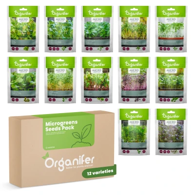 Afbeelding van Organifer Microgreens (Babyleaf &amp; Microleaf) Pakket 12 Soorten