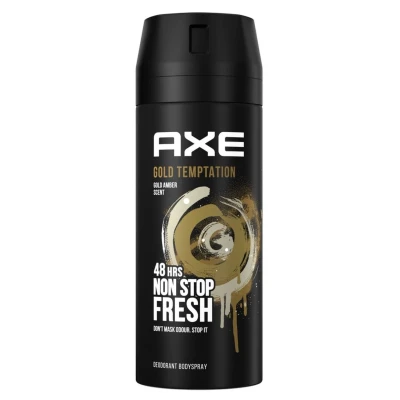 Afbeelding van Axe Gold Temptation Deodorant &amp; Bodyspray 150ML