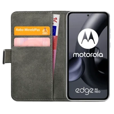 Afbeelding van Mobilize PU leer Book Case Zwart Motorola Edge 30 Neo