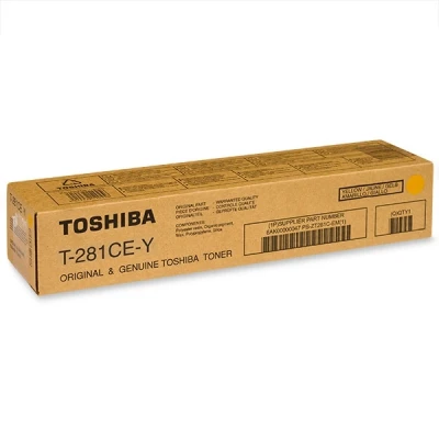 Image de Toshiba T281C EY jaune originale cartouche de toner