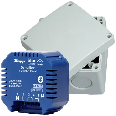 Afbeelding van Blue Control 8641.0501.5 1 kanaals Schakelactor Schakelvermogen (max.) 3600 W Blauw