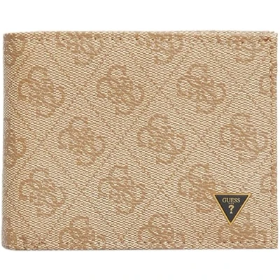 Afbeelding van Guess Vezzola FLAT Billfold Portemonnee, Heren, Maat: One Size, Beige/brown