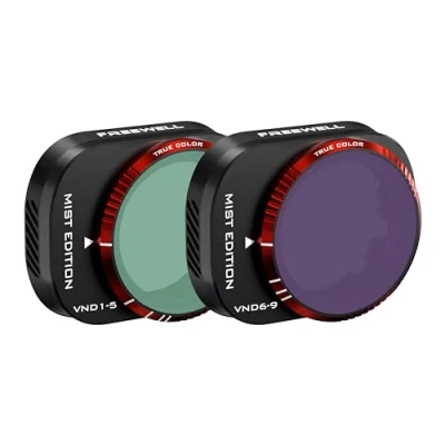 Afbeelding van Freewell Variable ND (Mist Edition) VND1 5 Stop, VND6 9 Stop Run&amp;Gun cameralensfilter compatibel met Mini 4 Pro 2 stuks