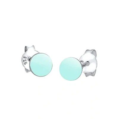 Afbeelding van Elli Dames Oorbellen Cirkel Basis Geo in 925 Sterling Zilver