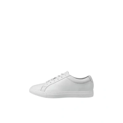 Afbeelding van JACK &amp; JONES Jfwgalaxy heren leren sneakers, Stralend wit.