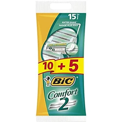Afbeelding van BIC Comfort 2 scheerapparaat voor mannen Groen