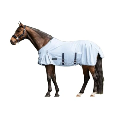 Afbeelding van Waldhausen Vliegendeken Protect Lichtblauw/Donkerblauw 115/165
