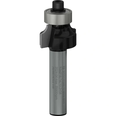 Image de BOSCH 2608628344 fraise à profil arrondi 8 mm, R1 3 L 10,2 G 53 mm