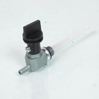 Afbeelding van P2R benzinetankkraan voor bromfiets Peugeot 50 103 Vogue 1988 tot 2020 753668 / M12 P100 tank 5 l nieuw
