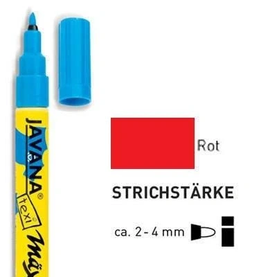 Image de C.kreul textilmarker javana texi m?x medium, rot 90762
