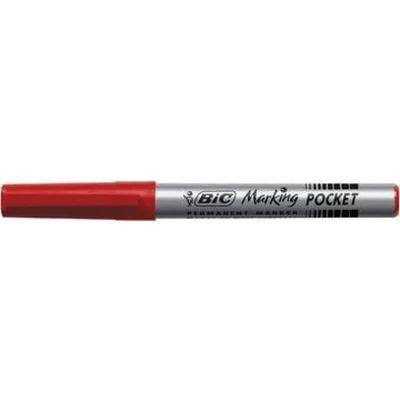 Afbeelding van Bic permanent marker ECOlutions, schrijfbreedte 1,1 mm, fijne punt, rood