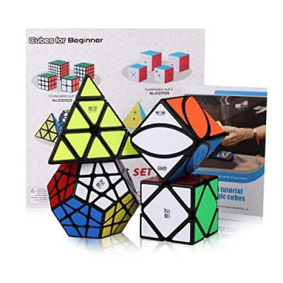 Afbeelding van ROXENDA Speed Magic Cube 2 x 3 4 5 Stickerless met geschenkdoos, geheime tutorial voor snelheidskubussen (onregelmatig)