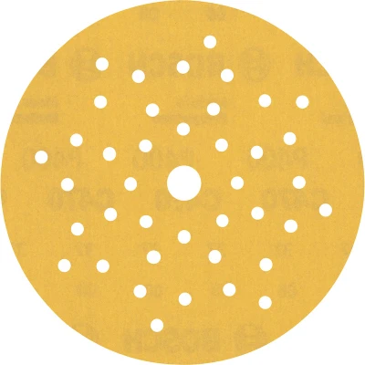 Image de BOSCH 2608901100 Feuille abrasive Expert C470 Best for Wood and Paint, diamètre 125 mm, grain 400, multiperforation (5 pcs)