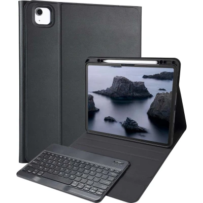 Afbeelding van Accezz AZERTY Bluetooth Keyboard Bookcase Geschikt voor de iPad Air 13 inch (2024) M2 Zwart